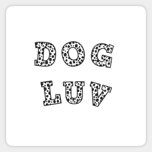 Dalmatian Dog Love Sticker